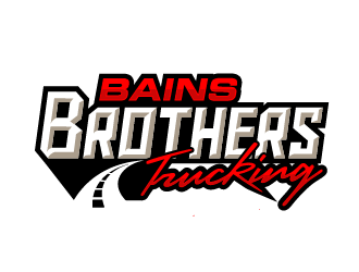 BAINS BROTHERS TRUCKING / BAINS BROS TRUCKING logo design by THOR_