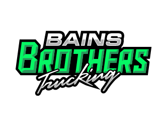 BAINS BROTHERS TRUCKING / BAINS BROS TRUCKING logo design by THOR_