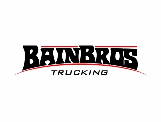 BAINS BROTHERS TRUCKING / BAINS BROS TRUCKING logo design by MCXL