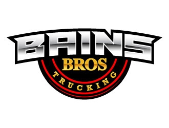 BAINS BROTHERS TRUCKING / BAINS BROS TRUCKING logo design by daywalker