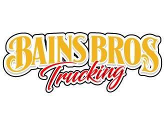BAINS BROTHERS TRUCKING / BAINS BROS TRUCKING logo design by daywalker