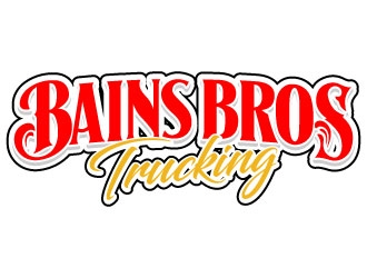 BAINS BROTHERS TRUCKING / BAINS BROS TRUCKING logo design by daywalker
