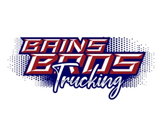BAINS BROTHERS TRUCKING / BAINS BROS TRUCKING logo design by DreamLogoDesign