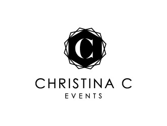 Christina C Events  logo design by graphica