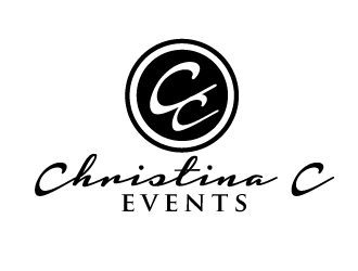 Christina C Events  logo design by ElonStark
