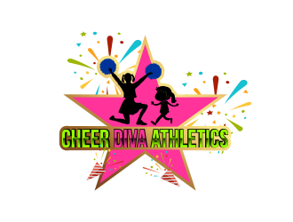 Cheer Diva Athletics logo design by ROSHTEIN