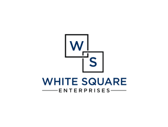 White Square Enterprises logo design by mbamboex