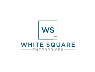 White Square Enterprises logo design by bomie