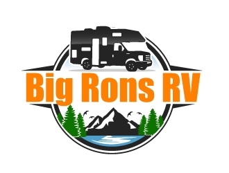 Big Rons RV, Inc. logo design by ElonStark