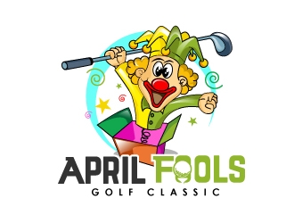 April Fools Golf Classic logo design by Suvendu