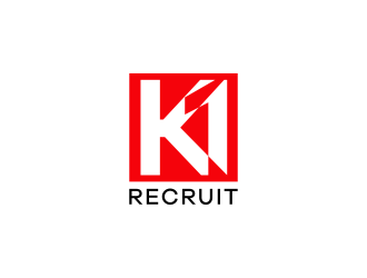 K1 recruit logo design by Kanya