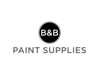 B & B Paint Supplies  logo design by asyqh