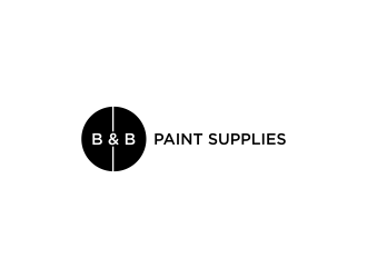 B & B Paint Supplies  logo design by RIANW