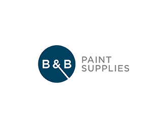 B & B Paint Supplies  logo design by checx