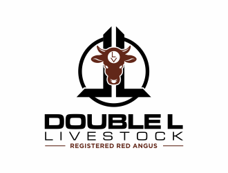 Double L Livestock logo design by agus