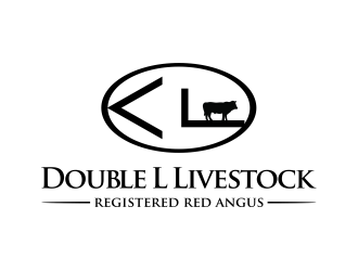 Double L Livestock logo design by cintoko