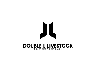Double L Livestock logo design by oke2angconcept
