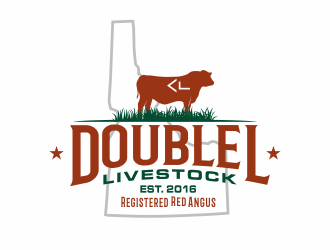 Double L Livestock logo design by agus
