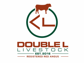 Double L Livestock logo design by agus