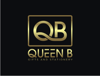 Queen B Gifts and Stationery logo design by hidro