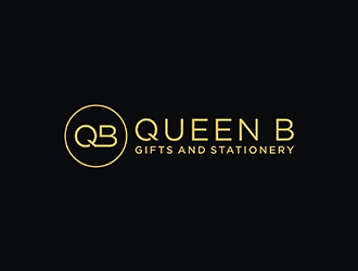 Queen B Gifts and Stationery logo design by checx