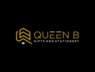 Queen B Gifts and Stationery logo design by ammad