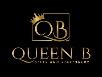 Queen B Gifts and Stationery logo design by frontrunner