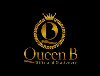 Queen B Gifts and Stationery logo design by LogoInvent