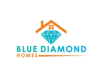 Blue Diamond Homes logo design by Webphixo