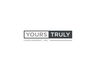 Yours Truly Consignment, Inc. logo design by sitizen
