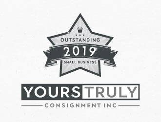 Yours Truly Consignment, Inc. logo design by AYATA