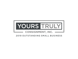 Yours Truly Consignment, Inc. logo design by haidar