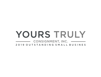 Yours Truly Consignment, Inc. logo design by asyqh