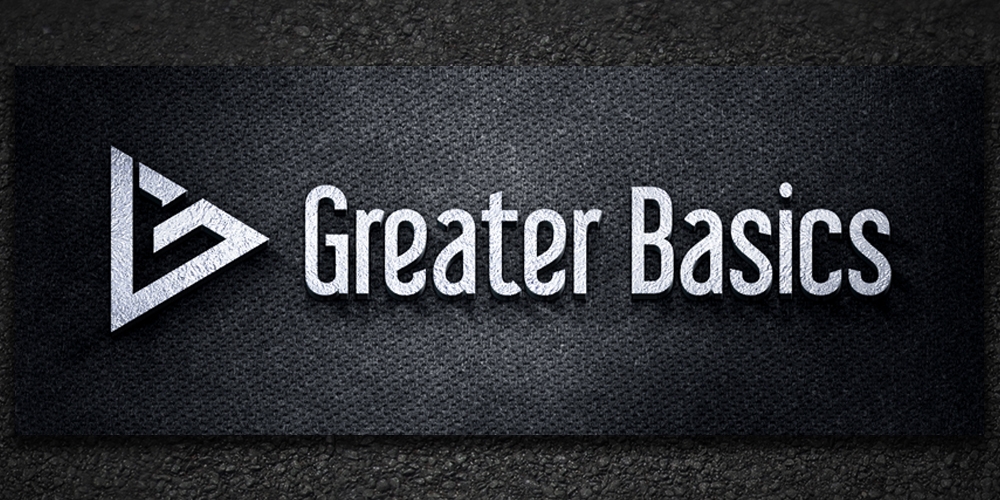 Greater Basics logo design by Gelotine