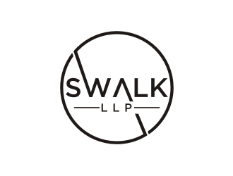 SWALK LLP   logo design by Zeratu