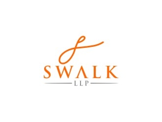 SWALK LLP   logo design by bricton