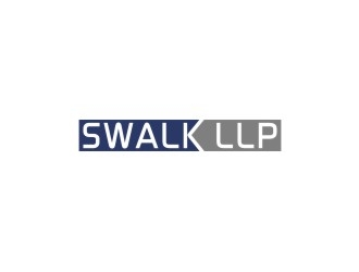 SWALK LLP   logo design by bricton