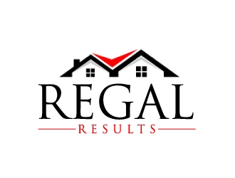 REGAL RESULTS logo design by ElonStark
