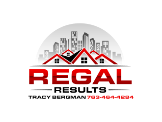 REGAL RESULTS logo design by thegoldensmaug