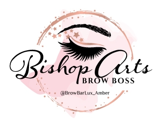 Bishop Arts Brow Boss logo design by jaize