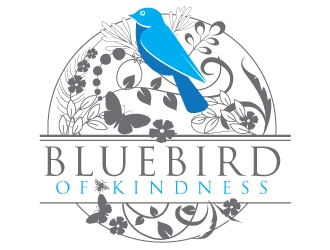 Bluebird of Kindness  logo design by Dakouten