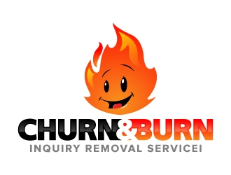 Logo Name: Churn & Burn      Tageline: Inquiry Removal ServiceI  logo design by jaize