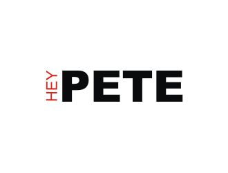 Hey Pete logo design by Diancox