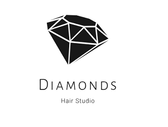 Diamonds Hair Studio logo design by StartFromScratch
