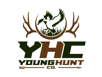 YOUNG HUNT CO. logo design by daywalker