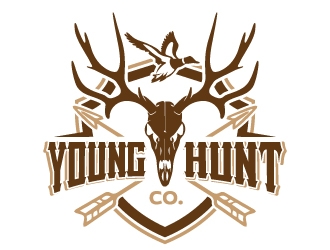 YOUNG HUNT CO. logo design by jaize