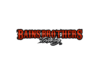 BAINS BROTHERS TRUCKING / BAINS BROS TRUCKING logo design by Zeratu