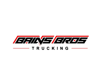 BAINS BROTHERS TRUCKING / BAINS BROS TRUCKING logo design by samuraiXcreations