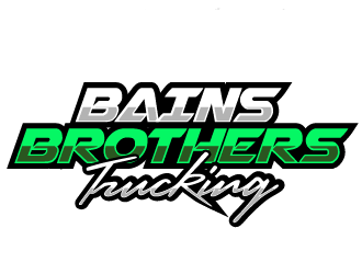BAINS BROTHERS TRUCKING / BAINS BROS TRUCKING logo design by THOR_