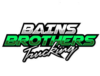 BAINS BROTHERS TRUCKING / BAINS BROS TRUCKING logo design by THOR_